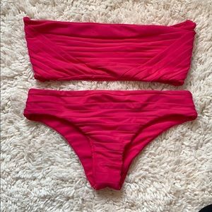 Mikoh Swimwear Set (L) in Pink Pop